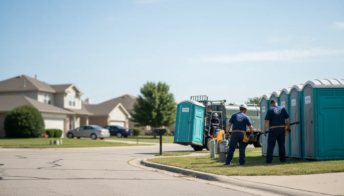 Porta Potty Rental in Mt Zion, IL near me